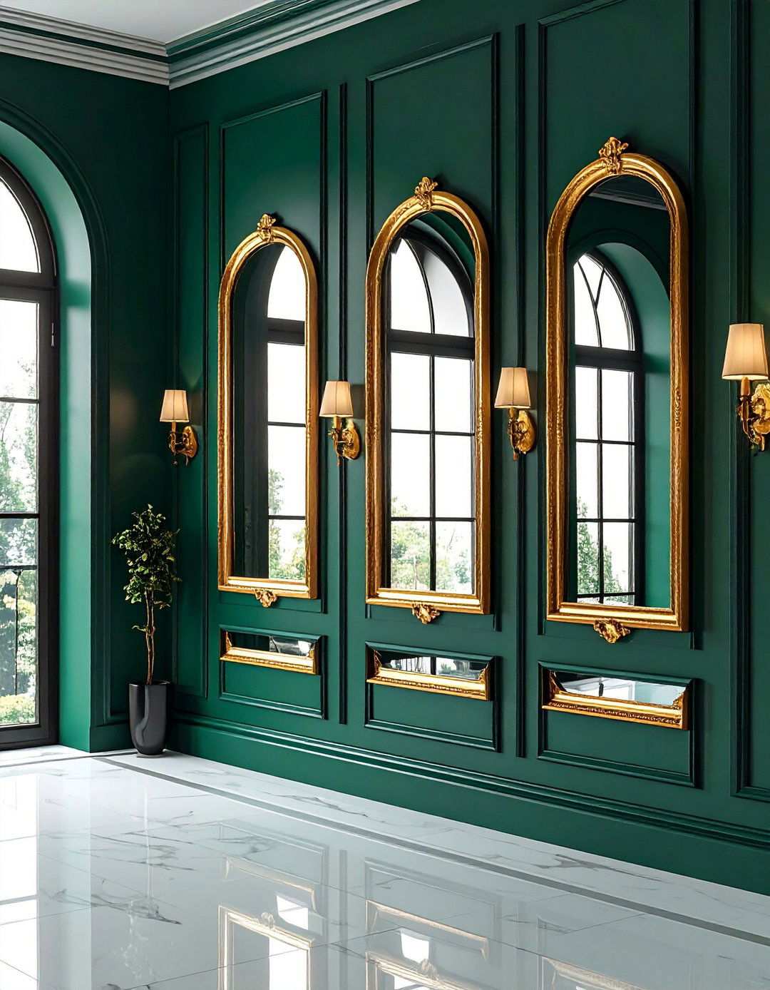 Emerald Green Accent Wall - 20 Accent Wall Colors