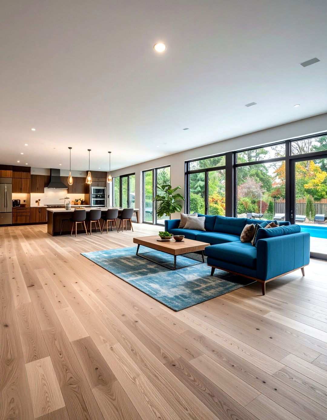 Engineered Hardwood Basement Floor Classic Appeal - 20 Basement Floor Ideas