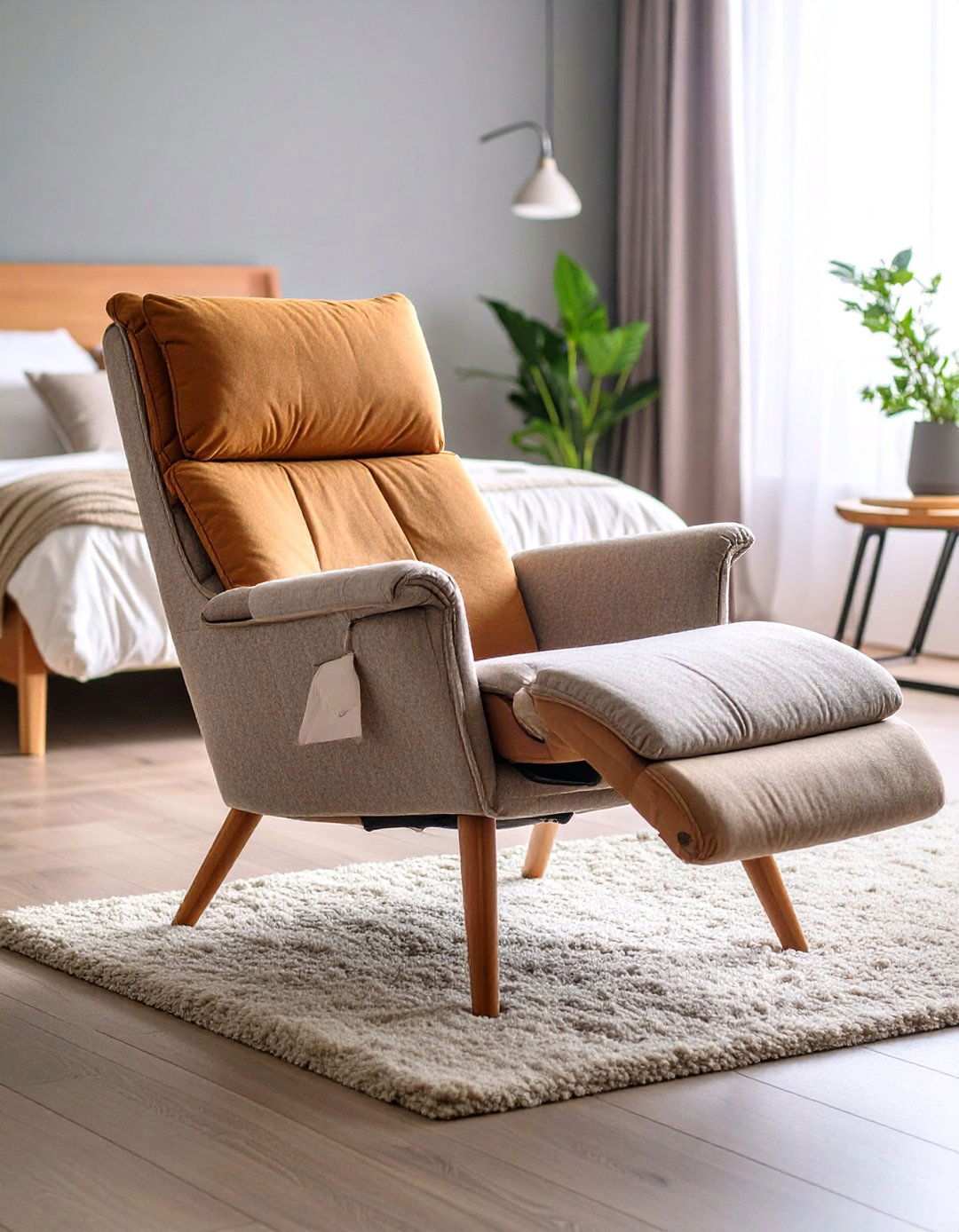 Ergonomic Recliner Bedroom Chair for Serious Readers - 20 Bedroom Chair Ideas