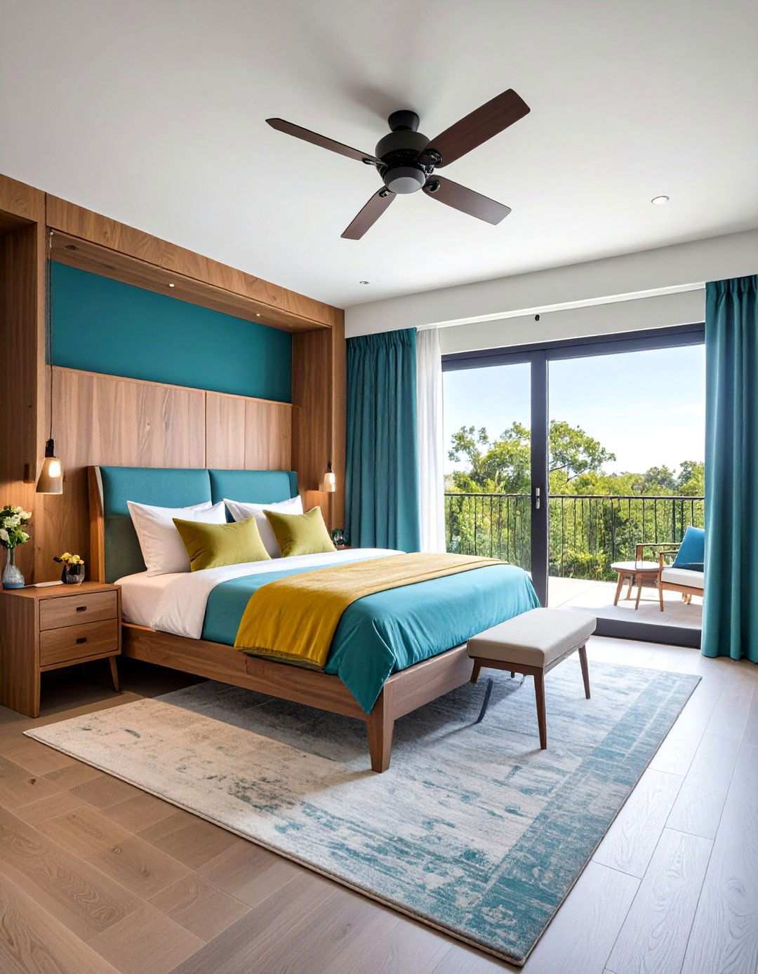 False Niche Bed Nook for Open Plan Studios - 20 Bed Nook Ideas