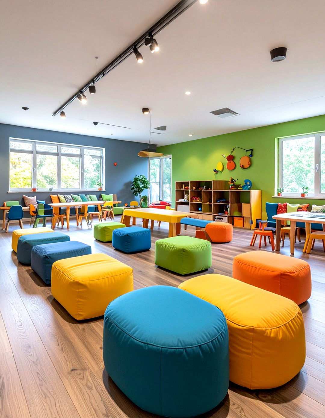 Flexible Furniture Basement Playroom Solutions - 20 Basement Playroom Ideas