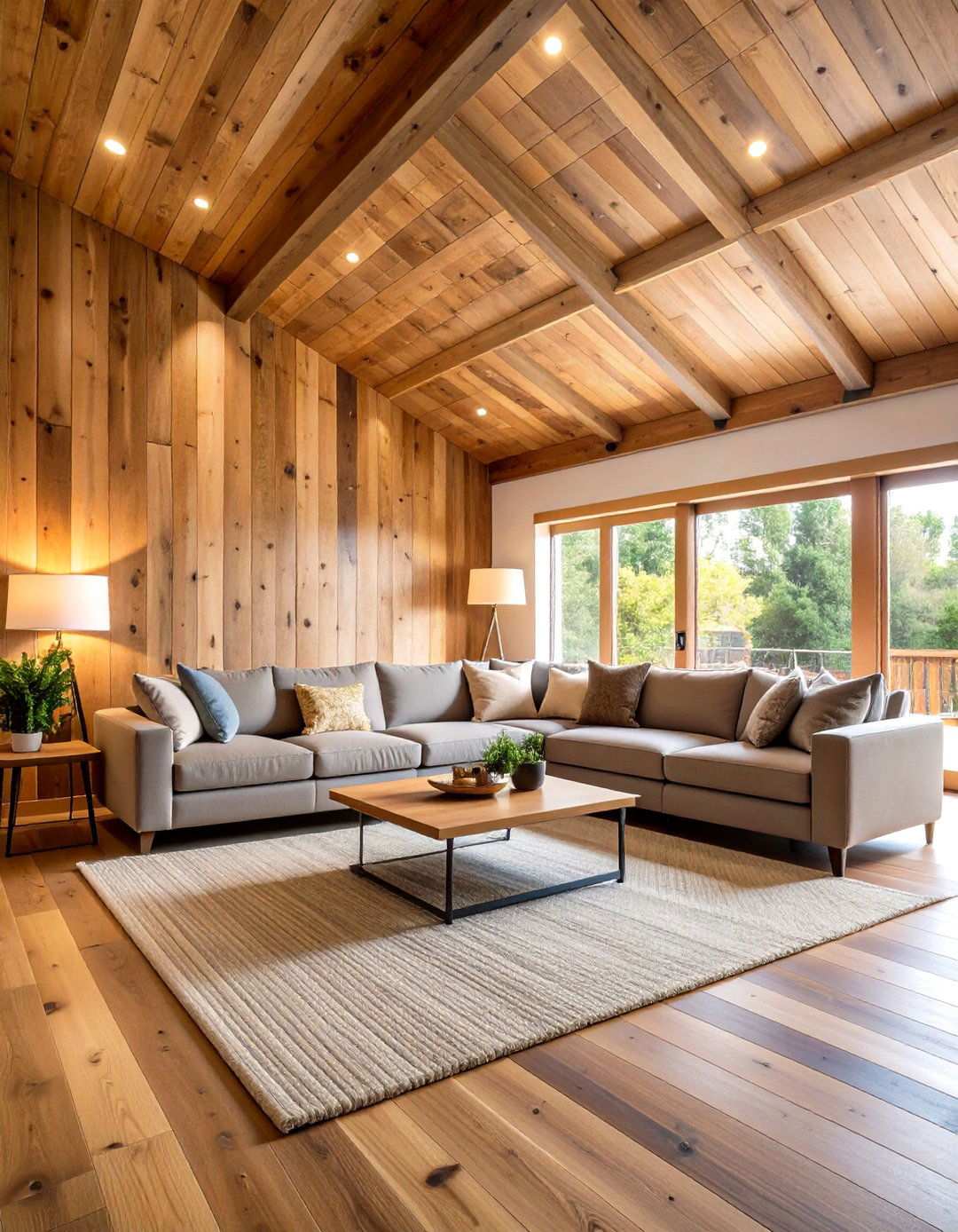 Floor to Ceiling Barnwood for Dramatic Impact - 20 Barnwood Accent Wall Ideas