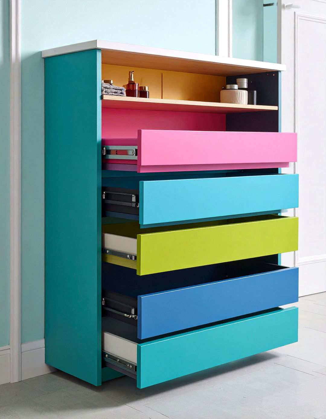 Fold Down Shelf Bathroom Wall Storage - 20 Bathroom Wall Storage Ideas