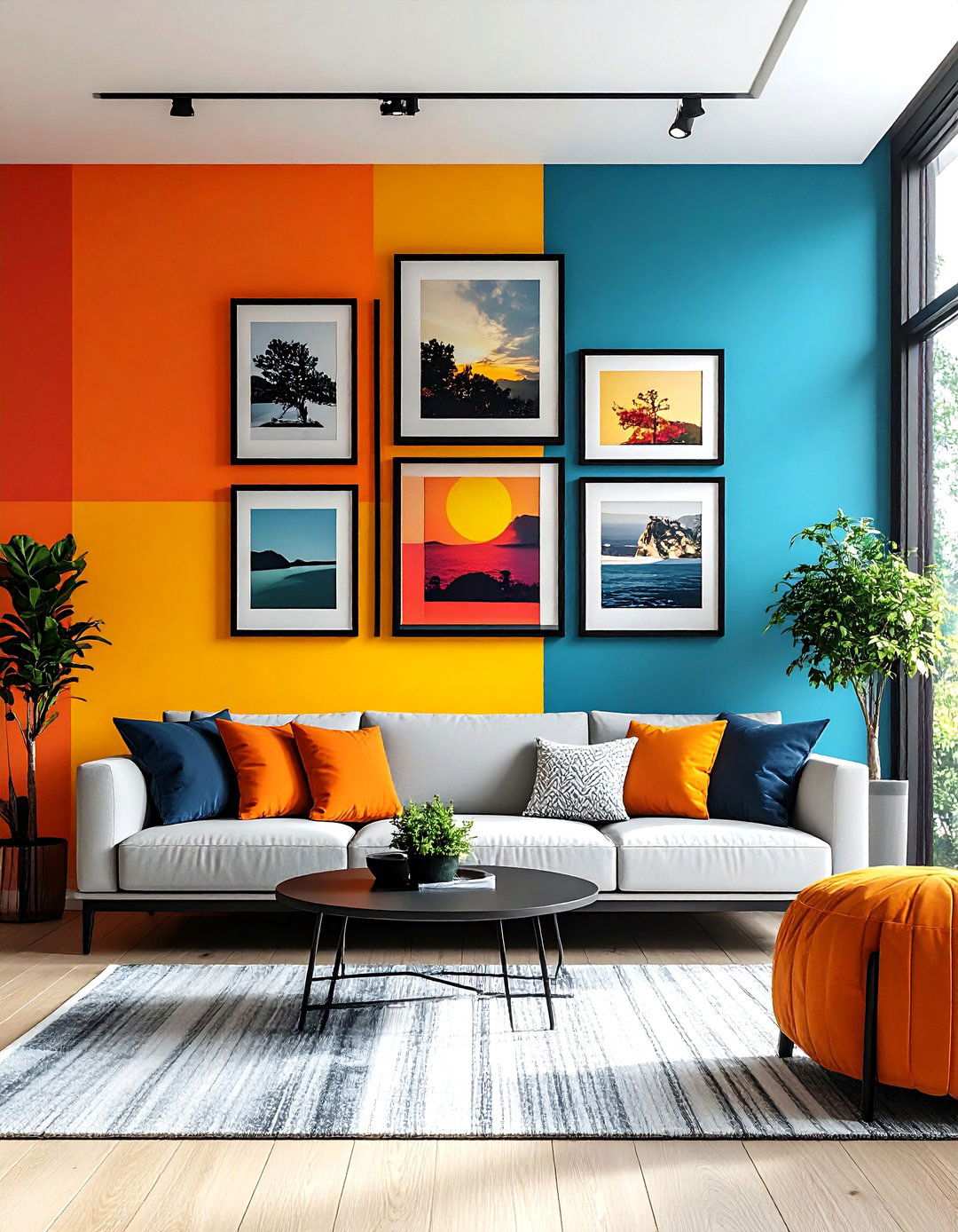 Gallery Wall Personalizes a Bachelor Room without Floor Clutter - 20 Bachelor Room Ideas