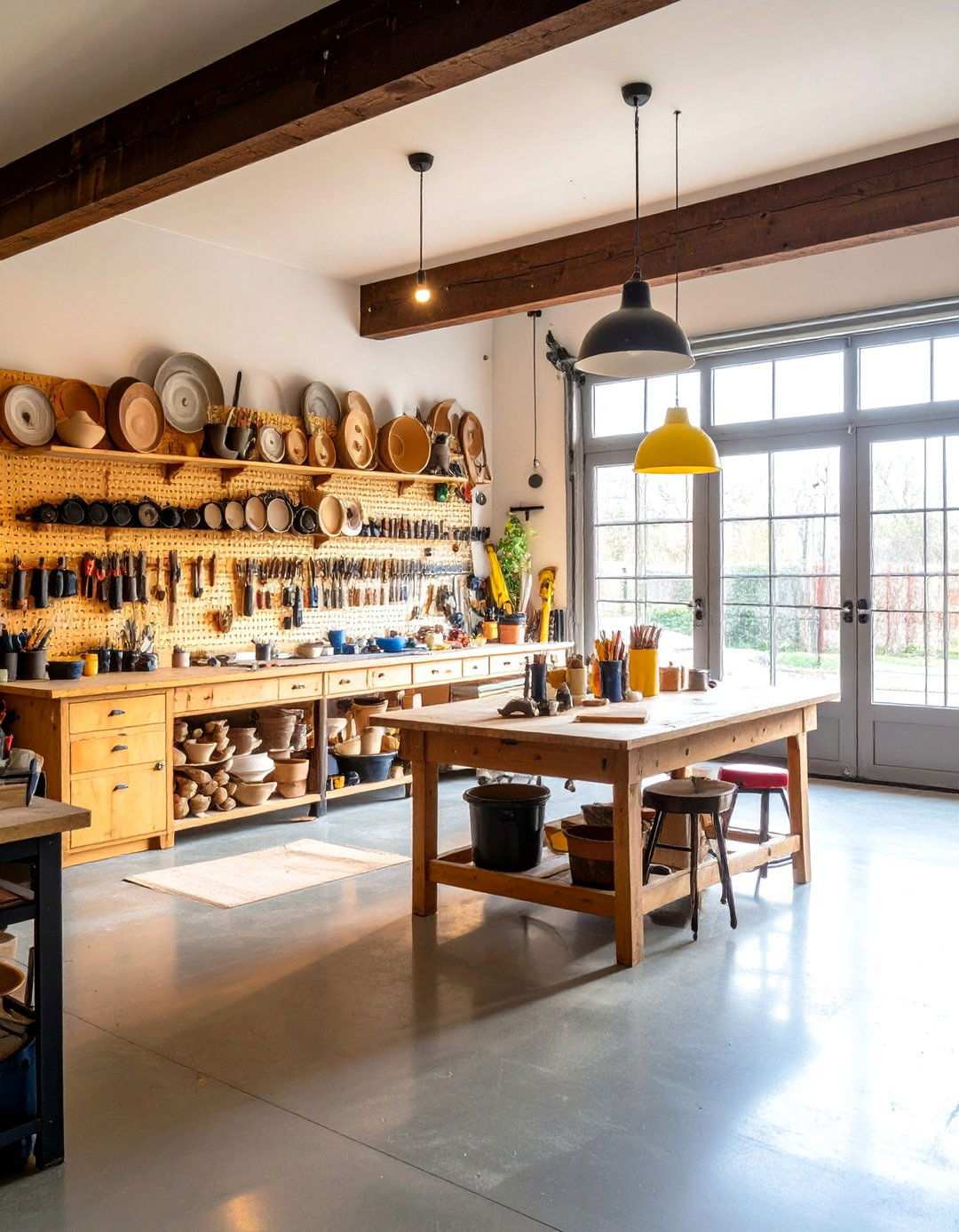 Garage Art Room Workshop Setups - 20 Art Room Ideas
