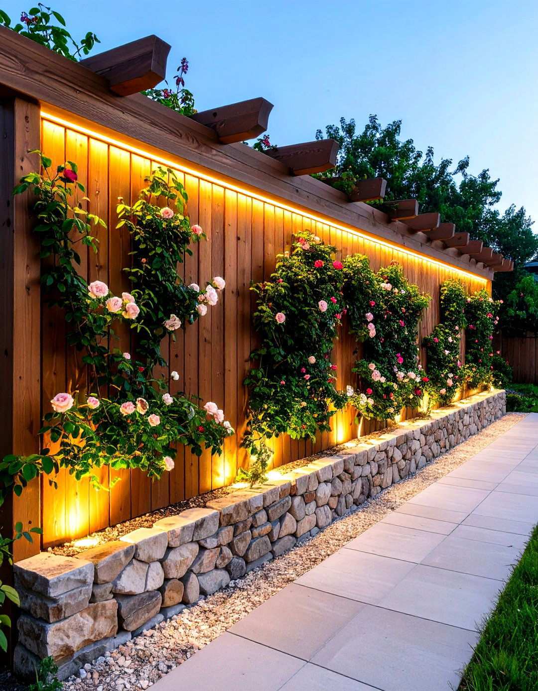 Garden Walls and Trellises for Backyard Structure - 20 Backyard Decor Ideas