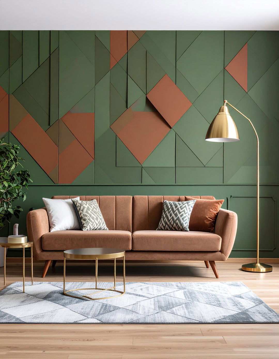 Geometric Wallpaper Patterns for Bold Drama - 20 1970s-inspired Design Ideas