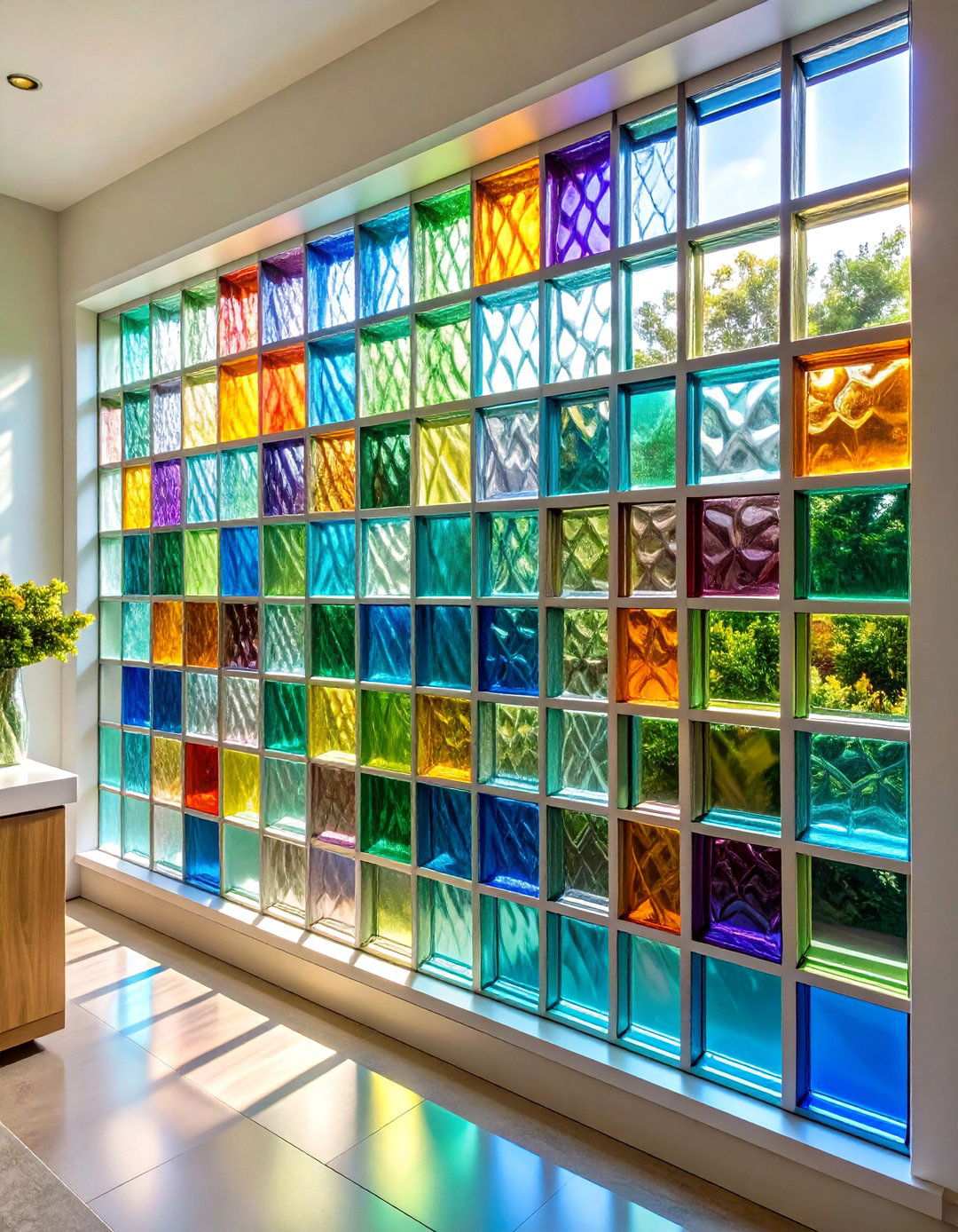 Glass Block Windows Build Privacy into the Wall - 20 Bathroom Window Treatment Ideas