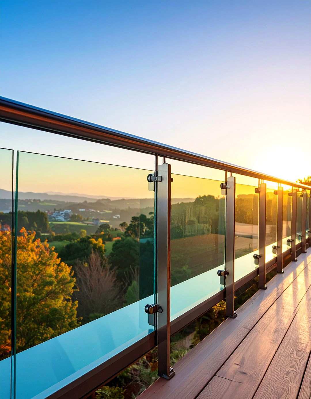 Glass Railing Systems for Unobstructed Views - 20 Balcony Deck Ideas