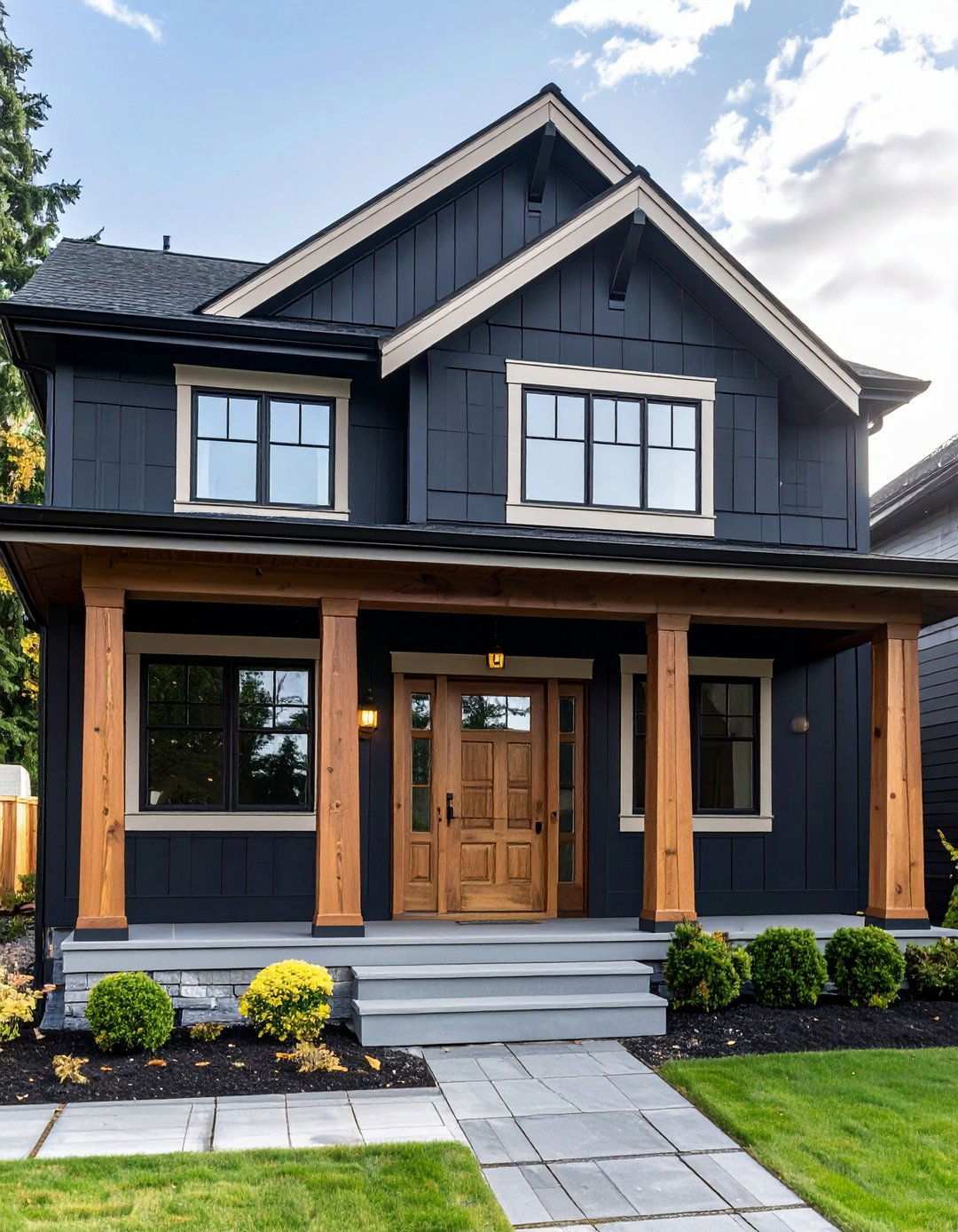 Go Bold with Dramatic Dark Exterior Colors - 20 Aesthetic House Exterior Ideas