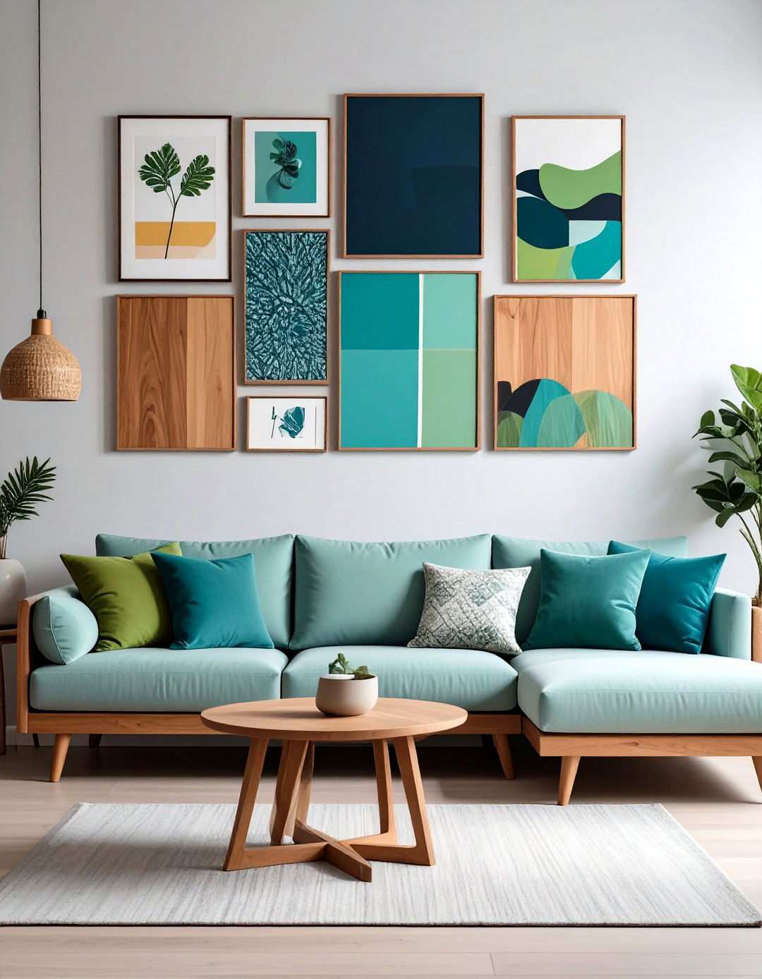 Graphic Artwork Gallery - 20 1950s Living Room Ideas