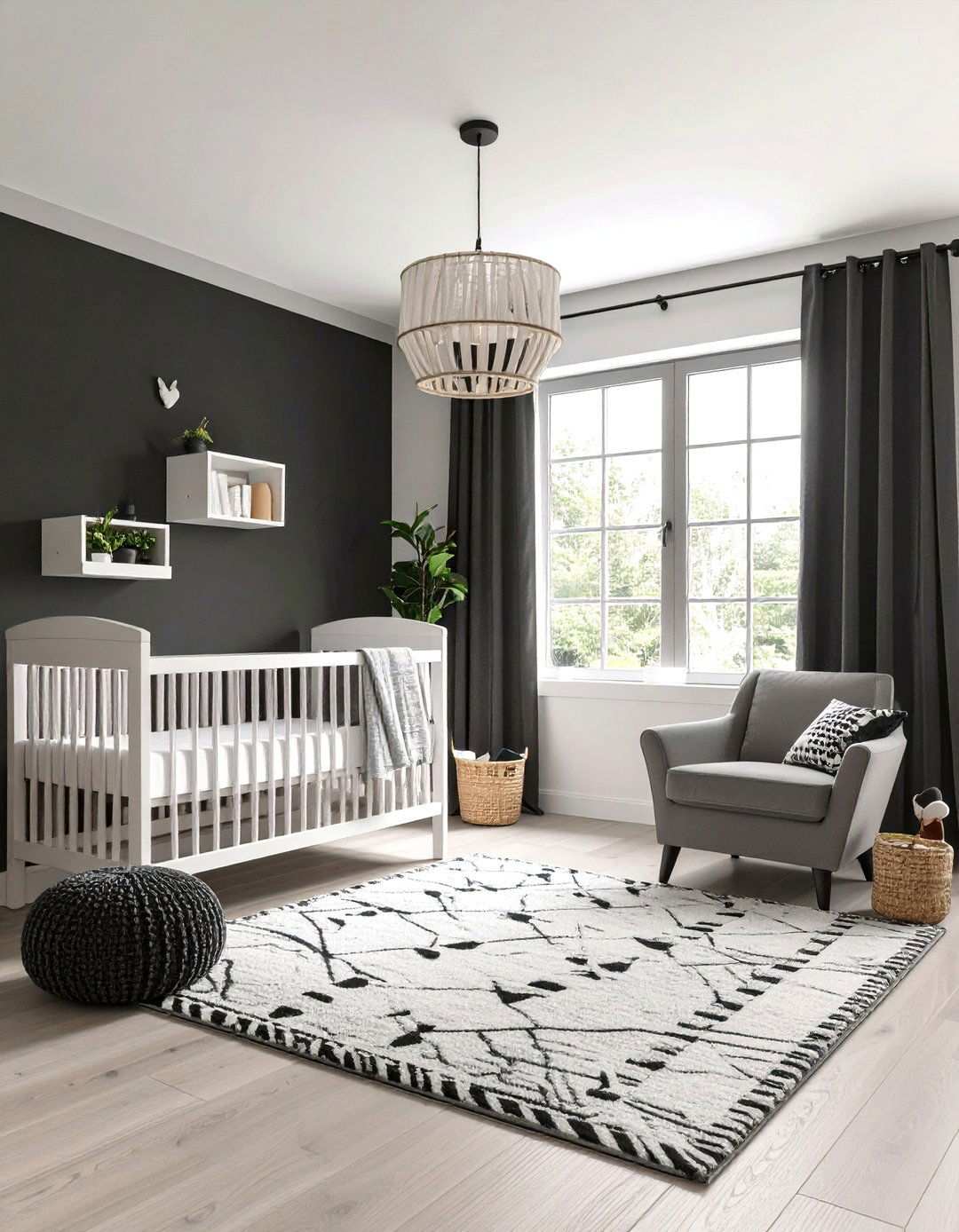 Grow With Me Decor Strategy - 20 Black and White Nursery Ideas