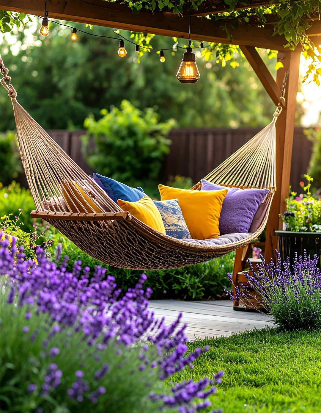 Hammock Nook Brings Relaxation to the Backyard Oasis - 20 Backyard Oasis Ideas