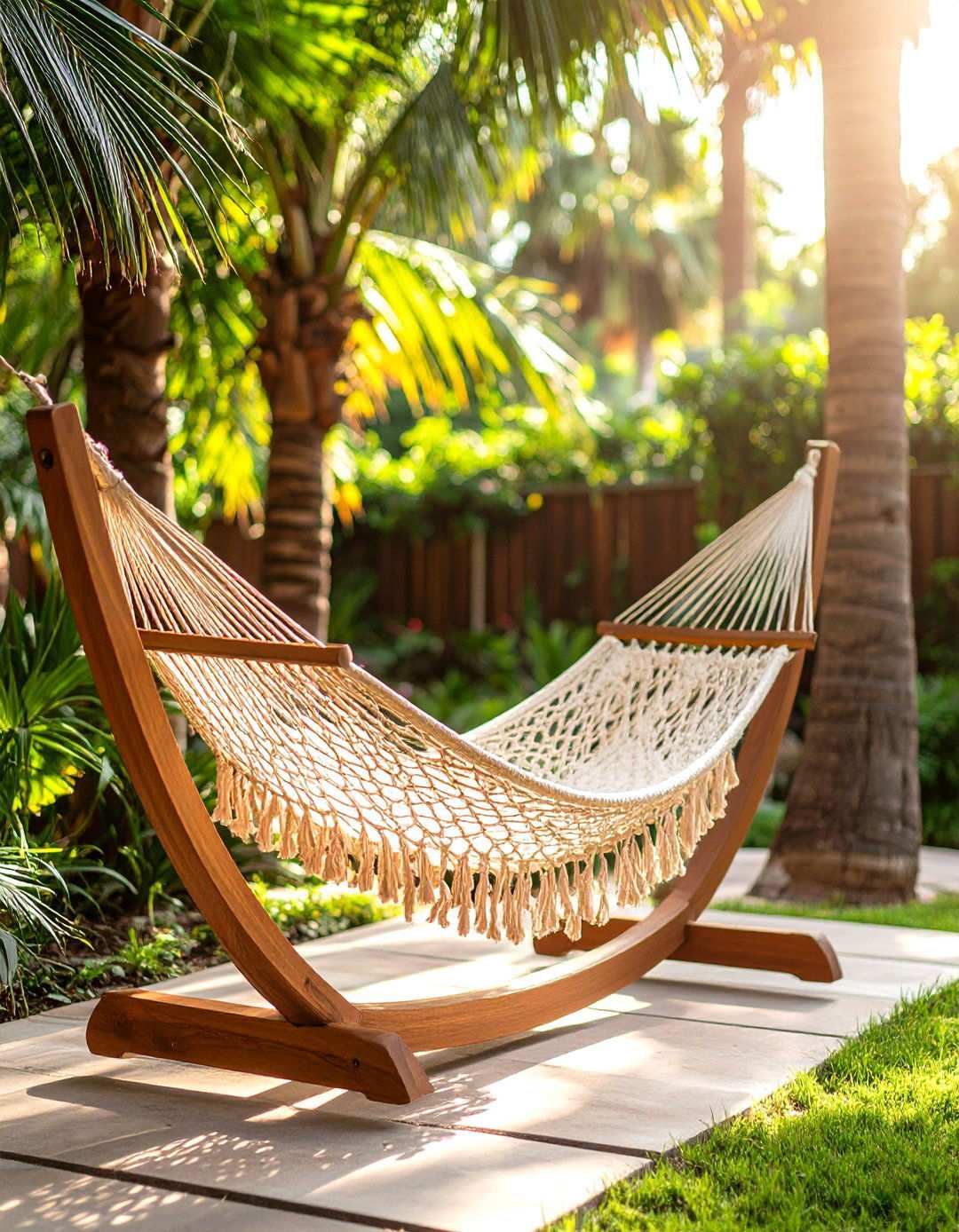 Hammocks and Swings for Relaxing Backyard Elements - 20 Backyard Decor Ideas