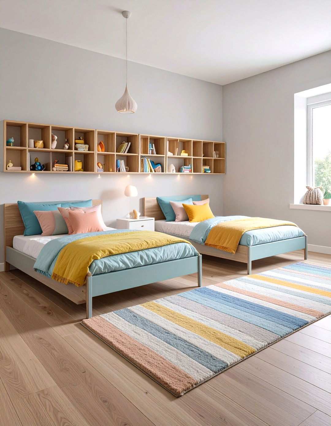 Head to Head Kids Twin Bedroom - 20 Bedroom Layout Ideas