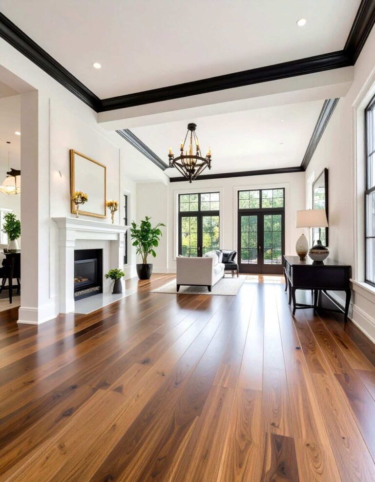 High Contrast Foundations Shape the Living Room - 20 Black and White Living Room Ideas