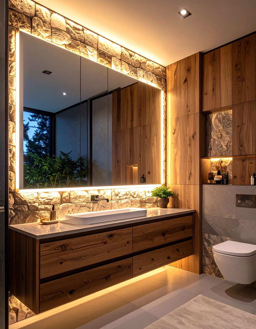 High CRI Fixtures for True Colour Bathroom Lighting - 20 Bathroom Lighting Ideas Over Mirror