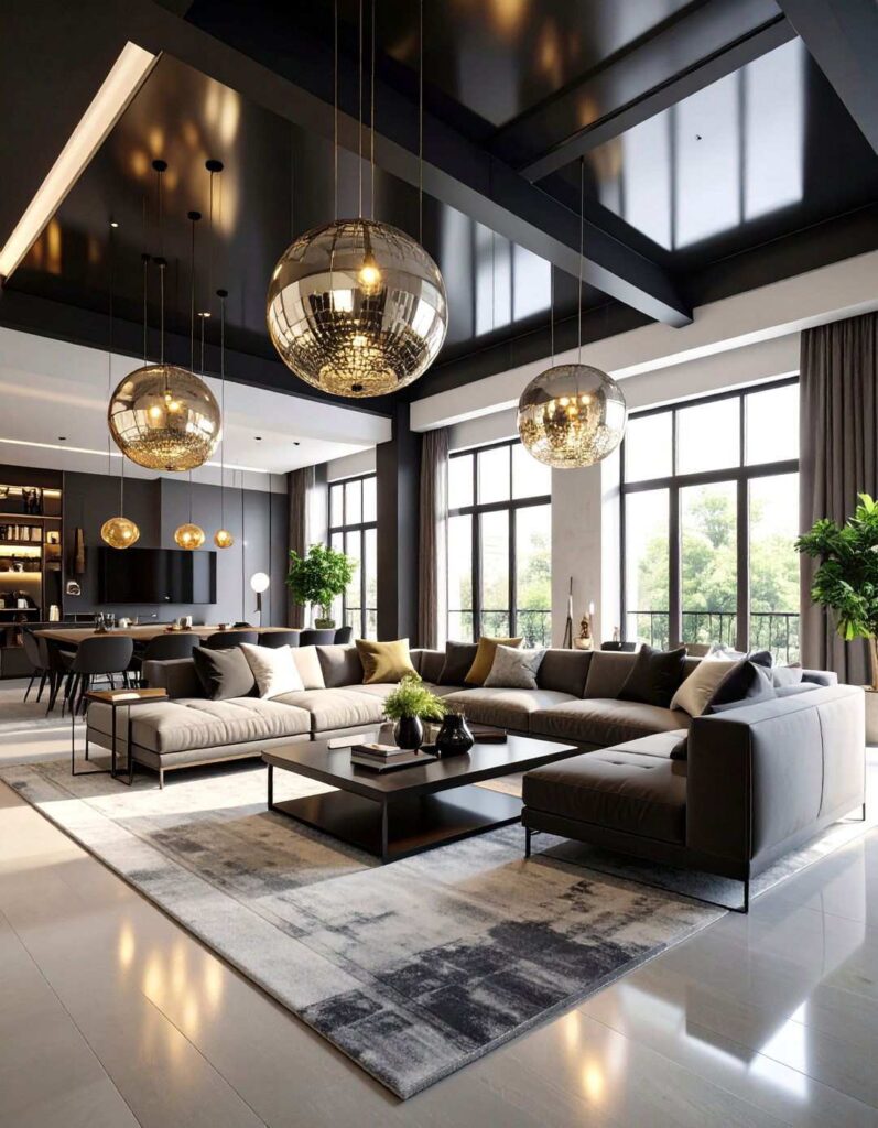 20 Bold Black Ceiling Design Ideas for Dramatic Interiors - Pat Garden