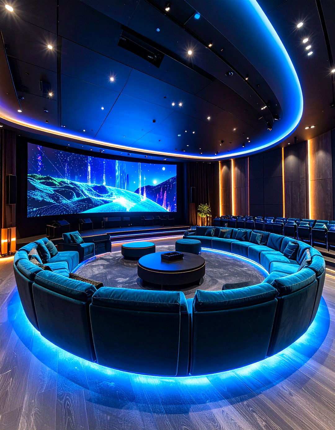 Holographic Entertainment Theaters with D Sensory Immersion - 20 2100s Room Ideas