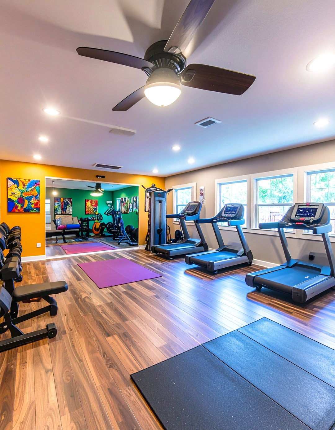 Home Gym Basement Setup - 20 basement decorating ideas