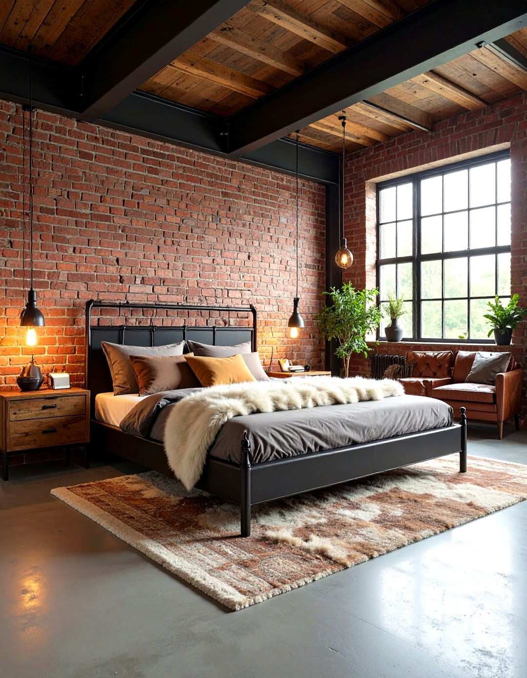 Industrial Chic Bedroom Design - 20 Bedroom Design Ideas