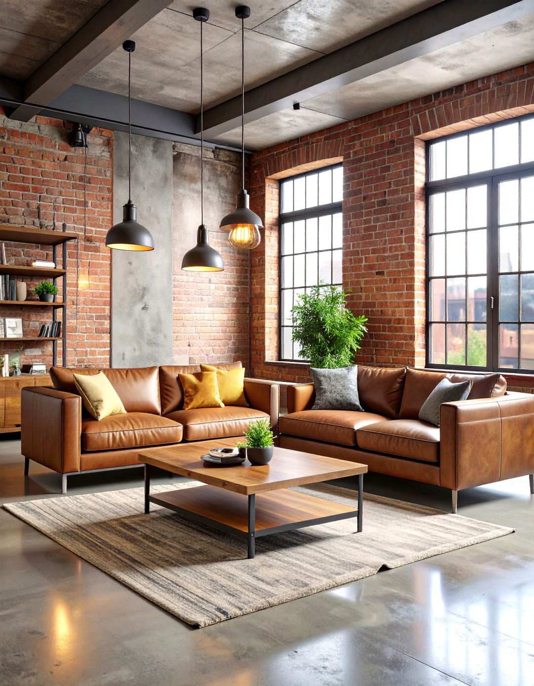 Industrial Chic Living Room Transformation - 20 Aesthetic Living Room Ideas