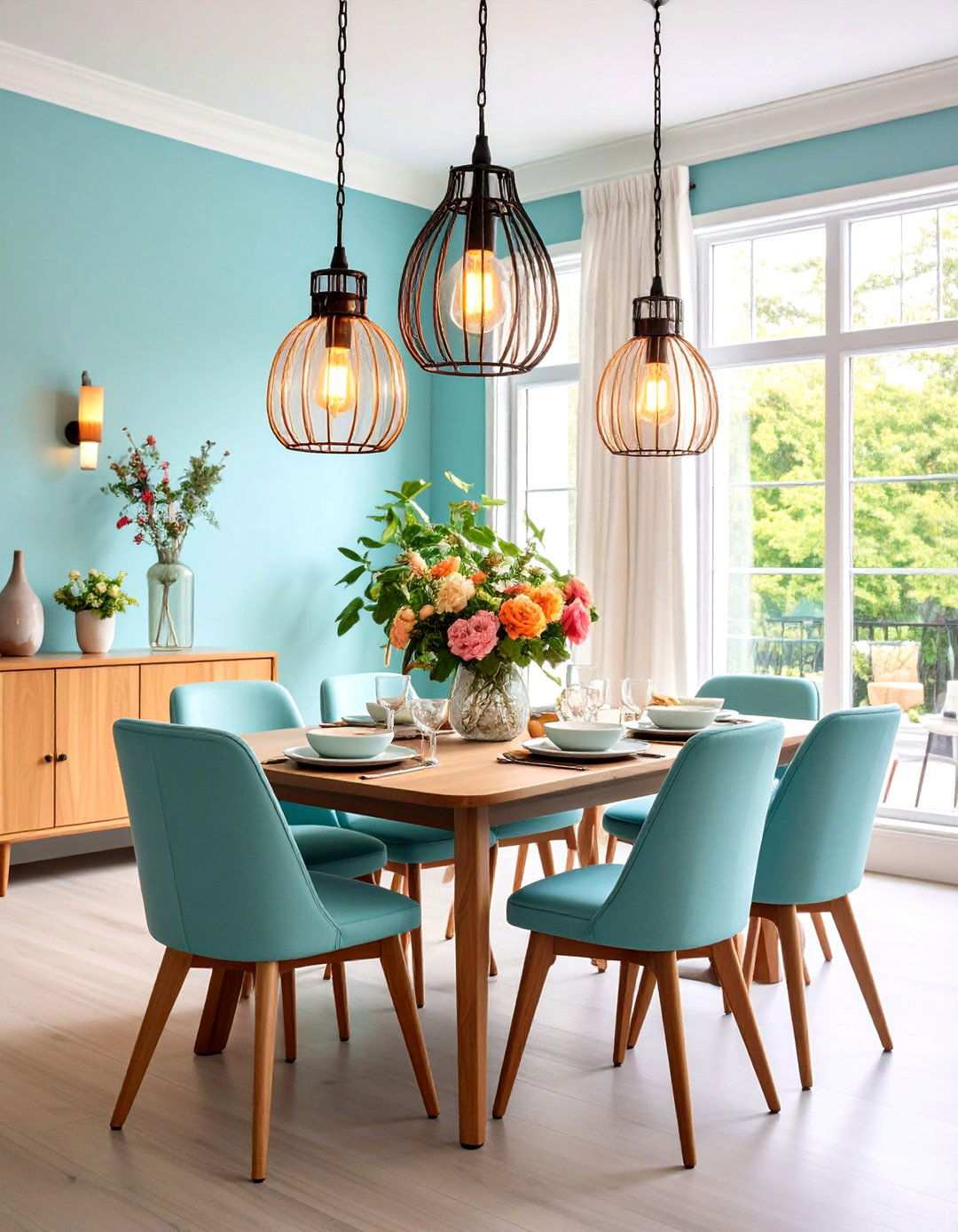 Industrial Lighting Fixtures as Statement Pieces - 20 Barndominium Interior Ideas