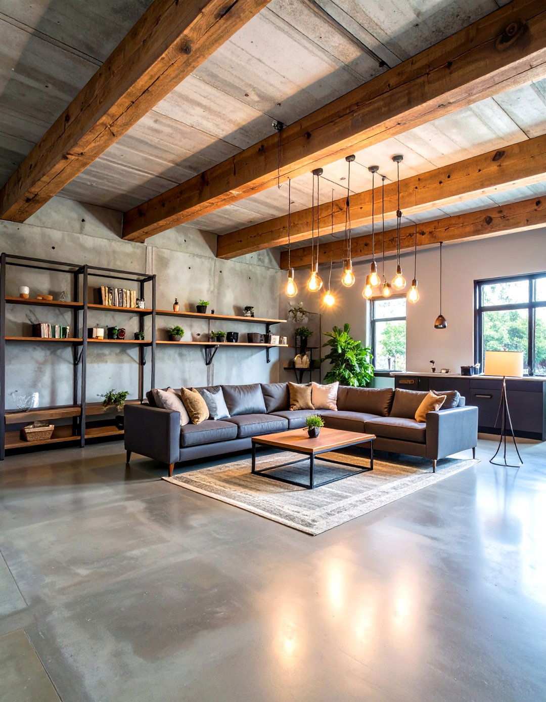 Industrial Style Basement Design Elements - 20 basement decorating ideas