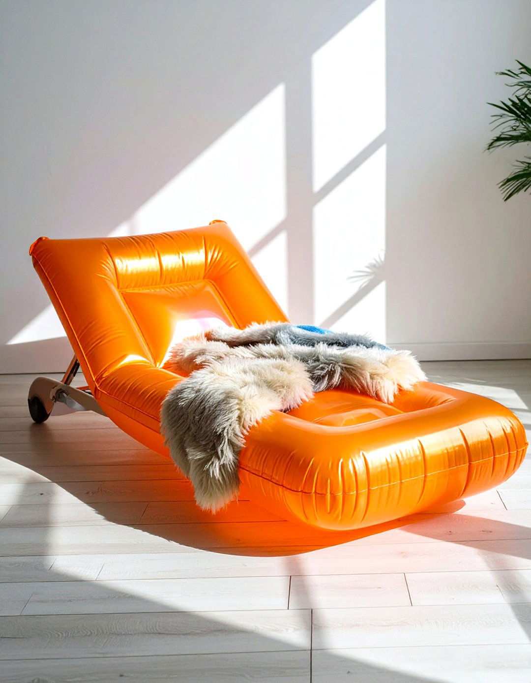 Inflatable Chair as Statement Seating - 20 90s Bedroom Decor Ideas