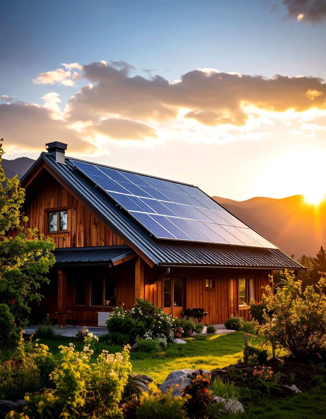 Integrated Solar Roof Barn House Power - 20 Barn House Exterior Ideas