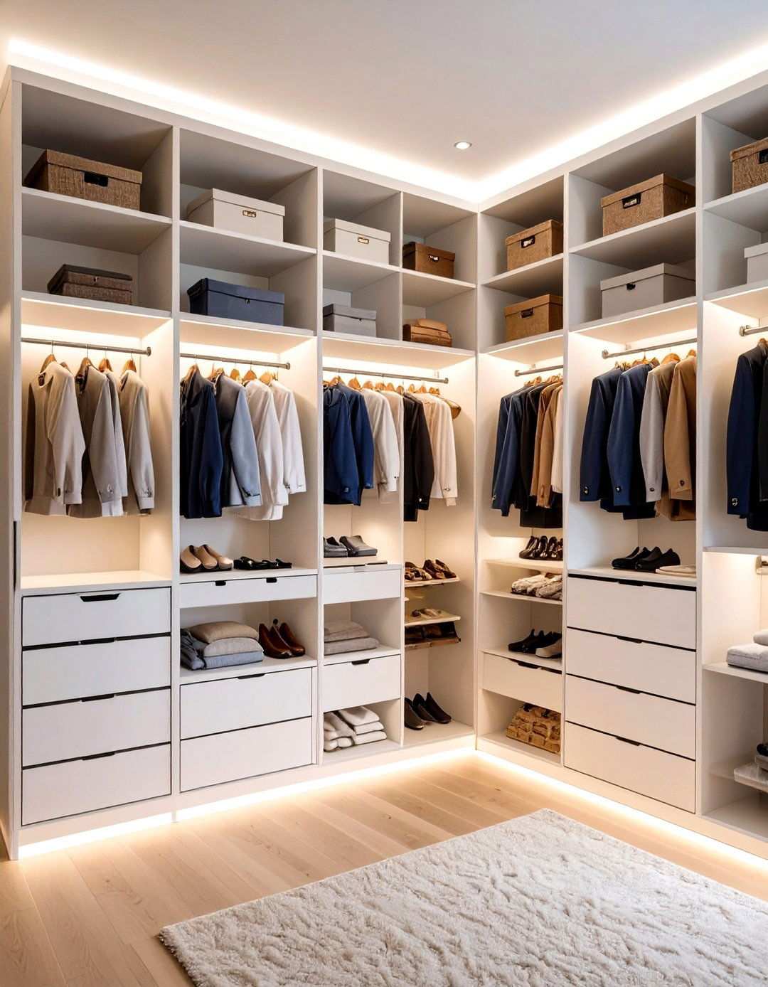 Integrated Wardrobe Bedroom Lighting - 20 Bedroom Lighting Ideas