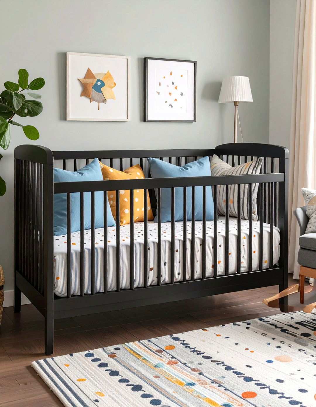 Interchangeable Textile Sets - 20 Black and White Nursery Ideas