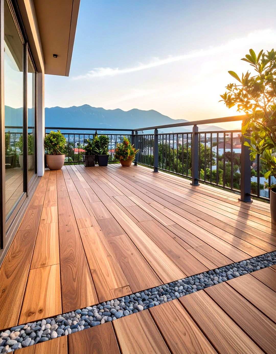 Interlocking Deck Tiles for Apartment Balconies - 20 Balcony Deck Ideas