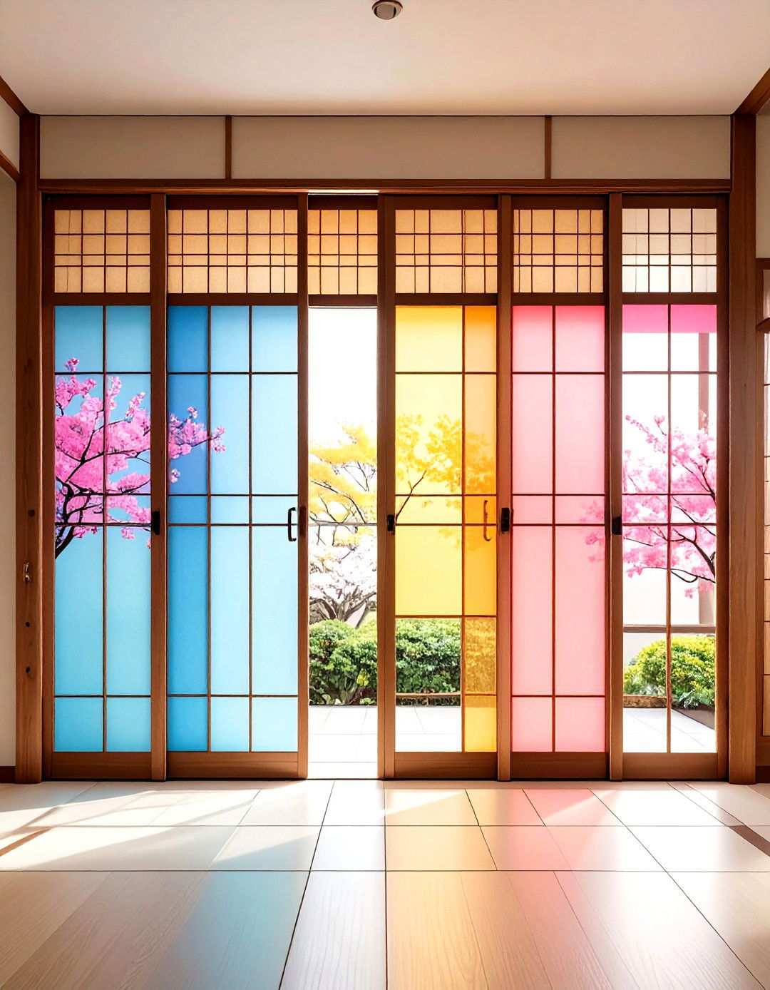 Japanese Shoji Screen Room Divider - 20 Asian Bedroom Ideas