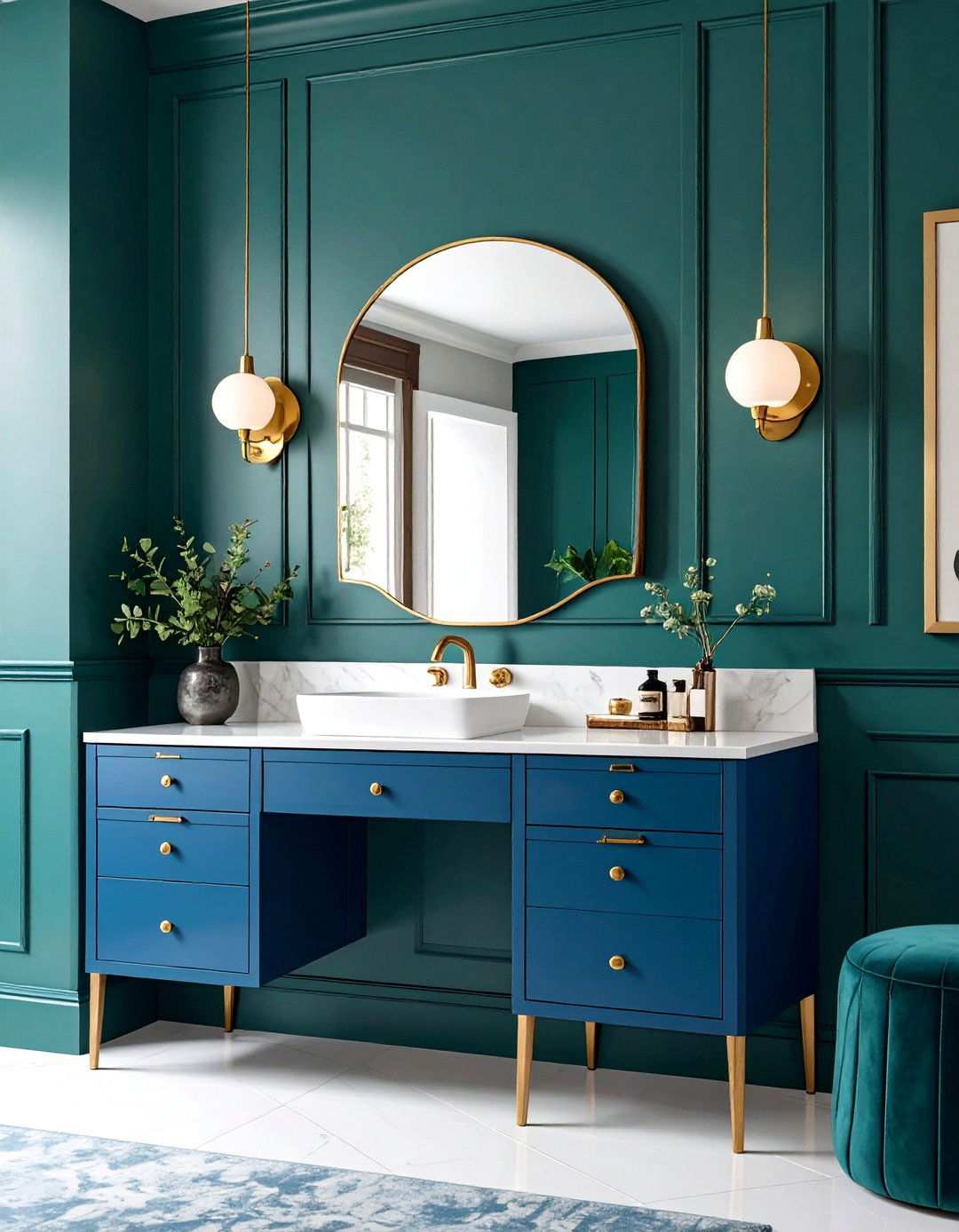 Jewel Tone Bathroom Luxury - 20 Aesthetic Bathroom Ideas