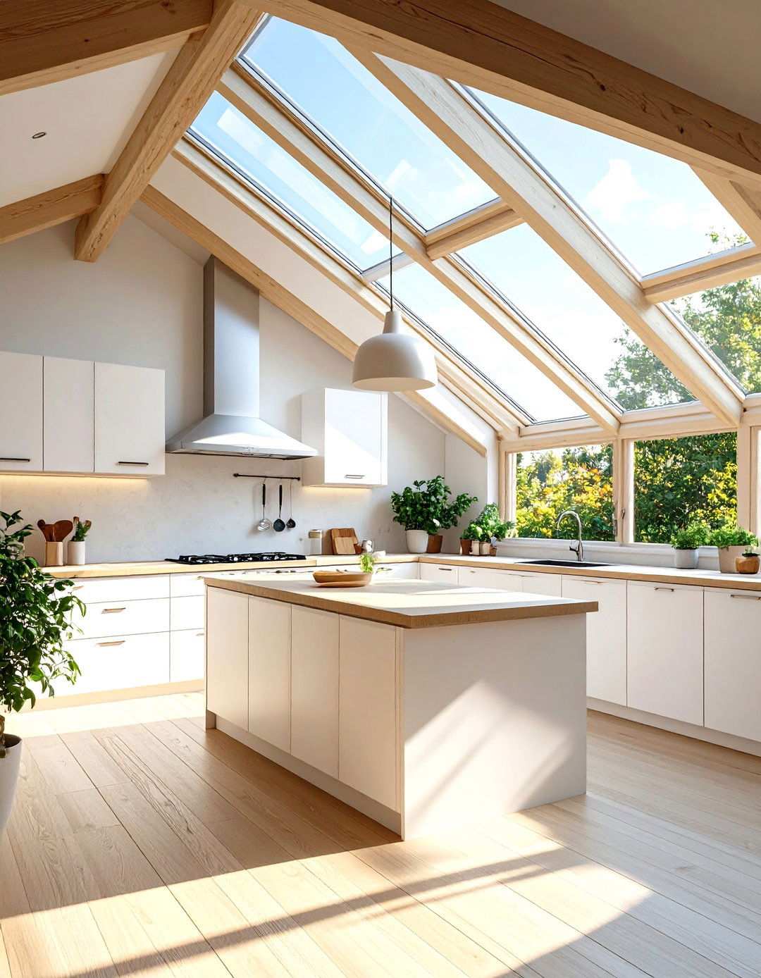 Kitchen Skylights for Natural Light Enhancement - 20 1980s Kitchen Ideas
