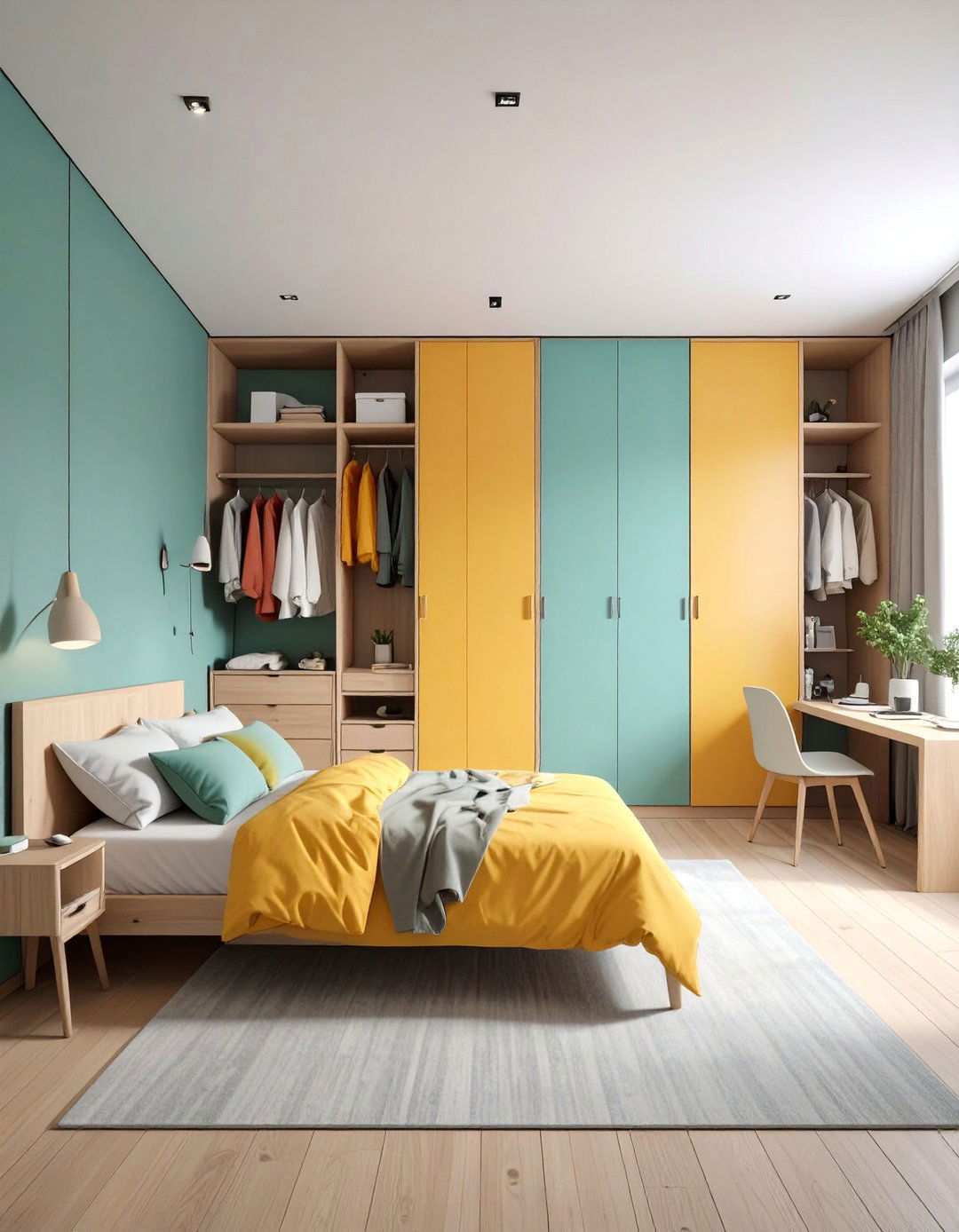 L Shaped Bedroom Furniture Sweep - 20 Bedroom Layout Ideas