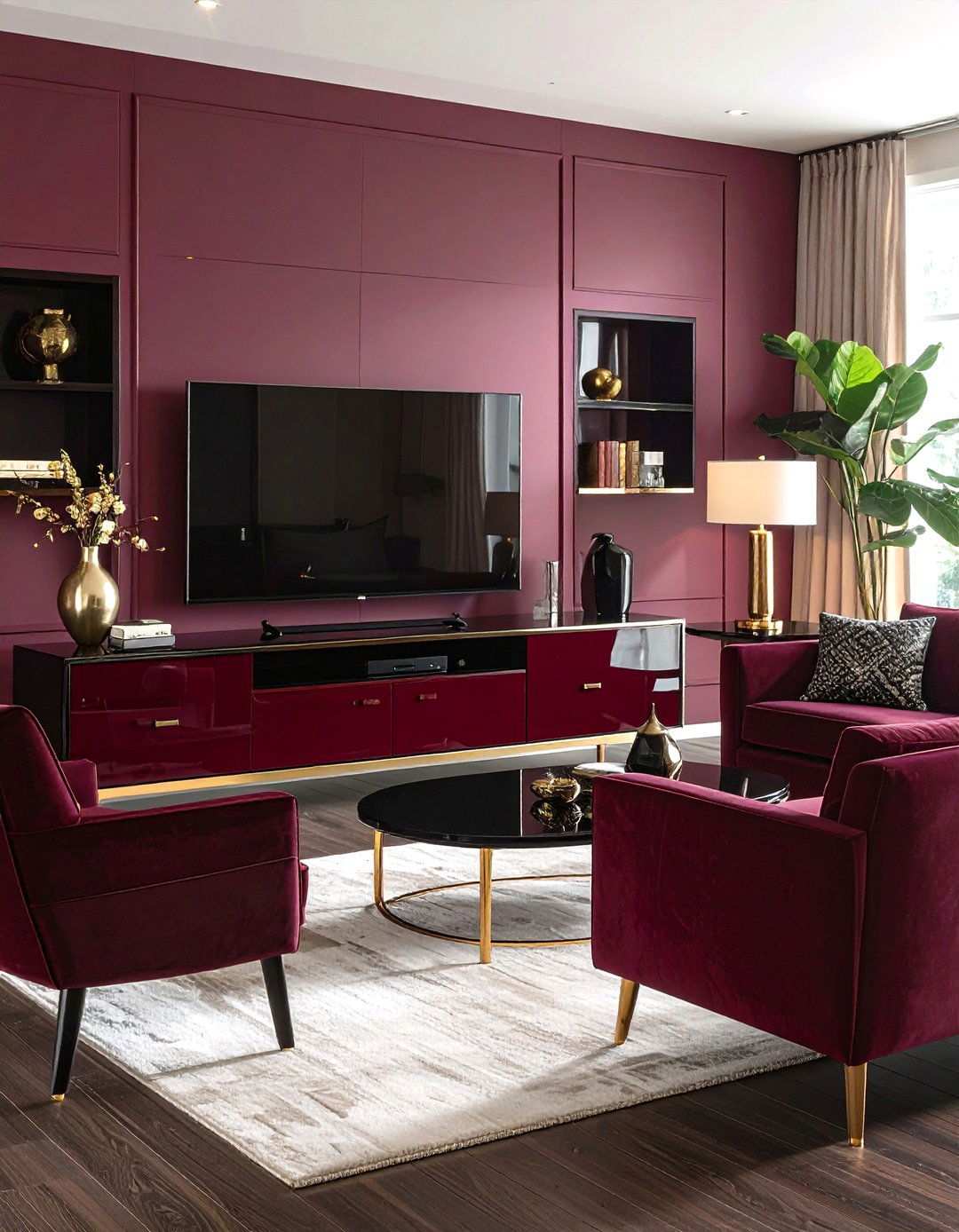 Lacquered Living Room Furniture with High Gloss Finish - 20 1980s Living Room  Ideas