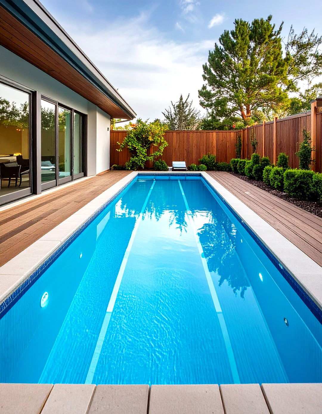 Lap Pool for Fitness Focus - 20 Backyard Pool Ideas