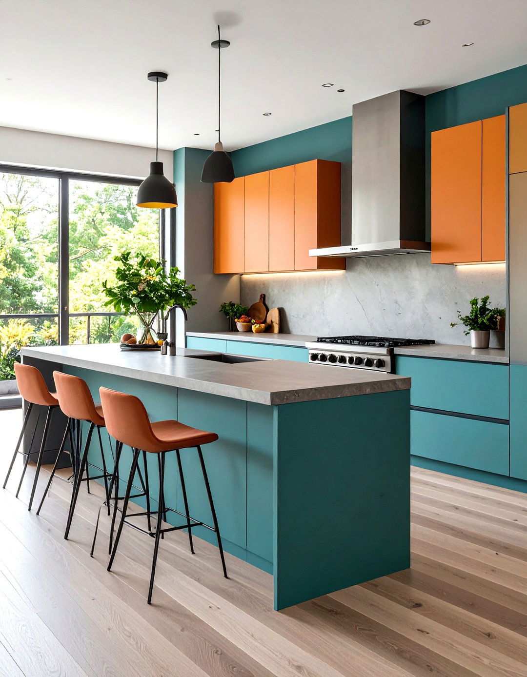 Large Format Porcelain Slab Backsplash - 20 Backsplash Ideas for White Cabinets and Granite Countertops