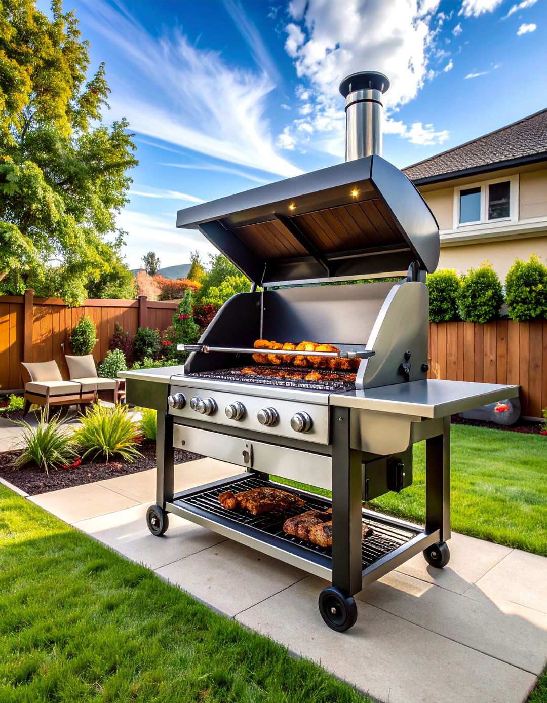 Large Rotisserie BBQ Pit - 20 Bbq Pit Ideas