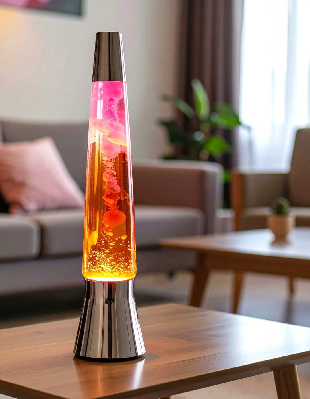 Lava Lamps Create Mesmerizing Living Room Ambiance - 20 70s Living Room Ideas