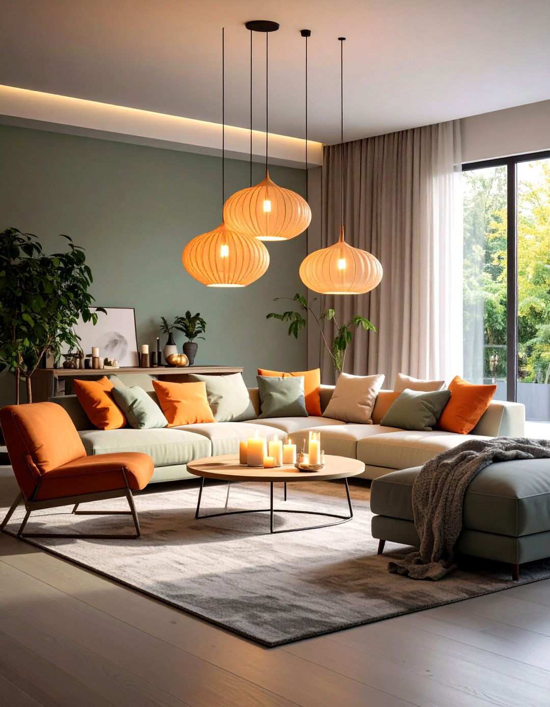 Layered Lighting Living Room Ambiance - 20 Aesthetic Living Room Ideas