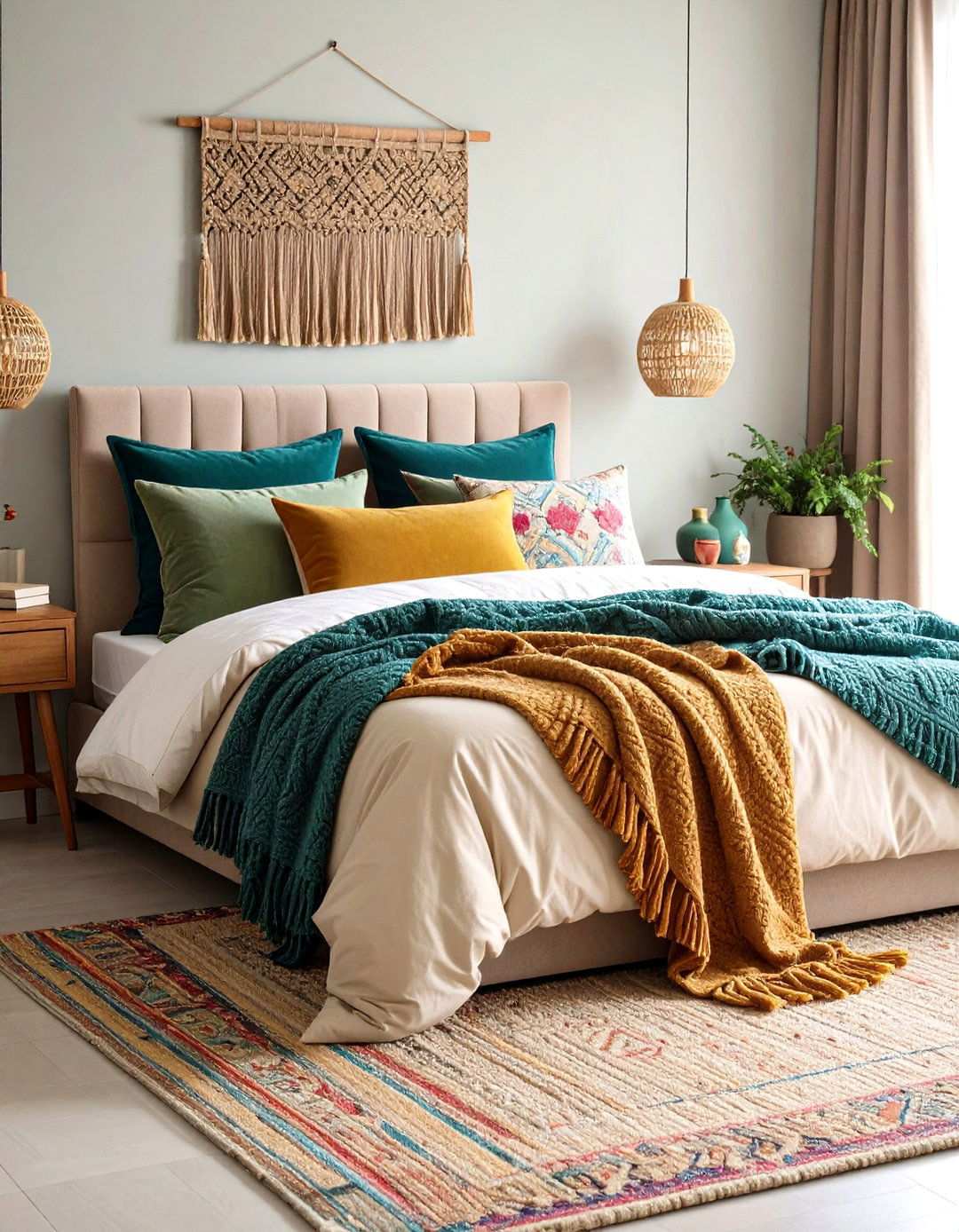 Layered Textures Refresh Bedroom Feel Seasonally - 20 Bedroom Ideas For Couples