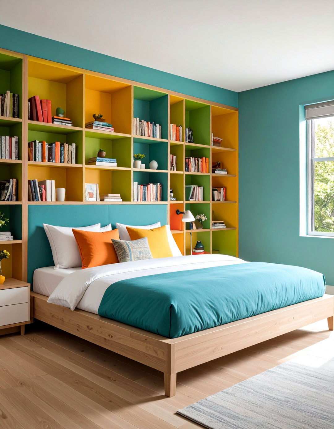 Library Wall Bed Nook With Task Sconce - 20 Bed Nook Ideas