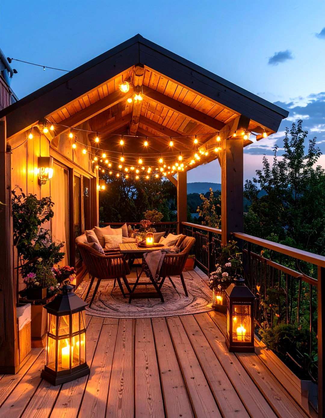 Lighting Design and Ambiance Creation - 20 a Frame House With Balcony