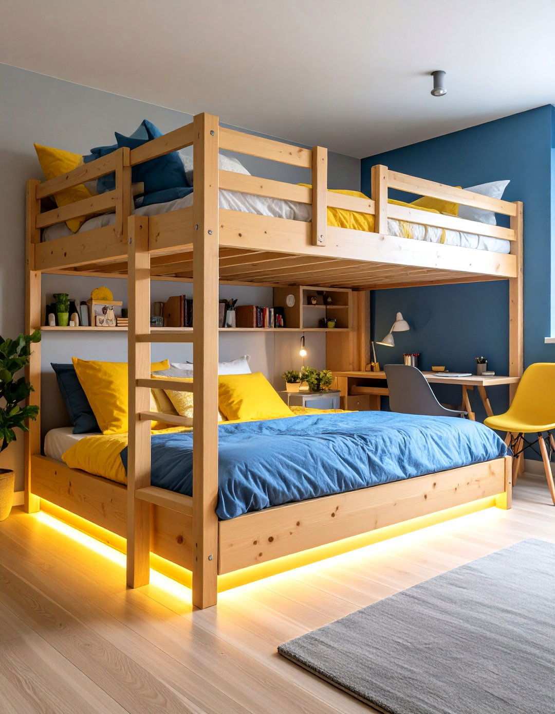 Loft Style Bedroom Workstations - 20 Bedroom Interior Design Ideas