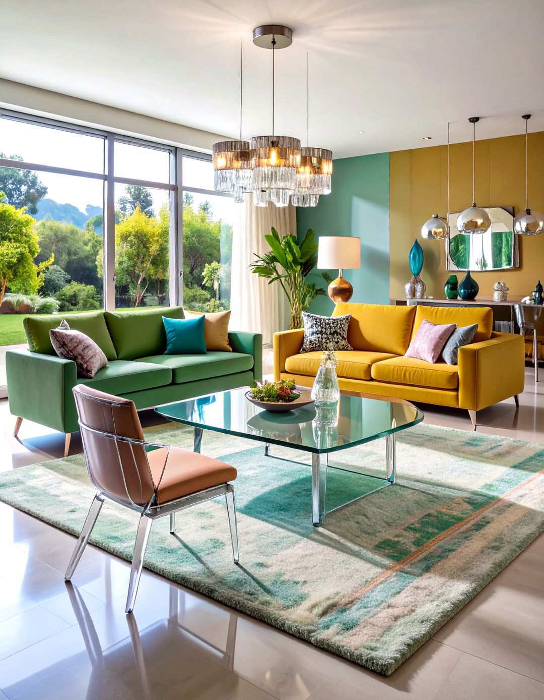 Lucite and Acrylic Living Room Furniture - 20 1980s Living Room  Ideas