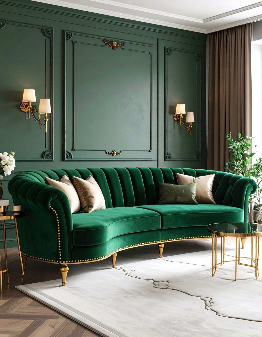Luxurious Art Deco Velvet Furniture - 20 Art Deco Interior Design Ideas