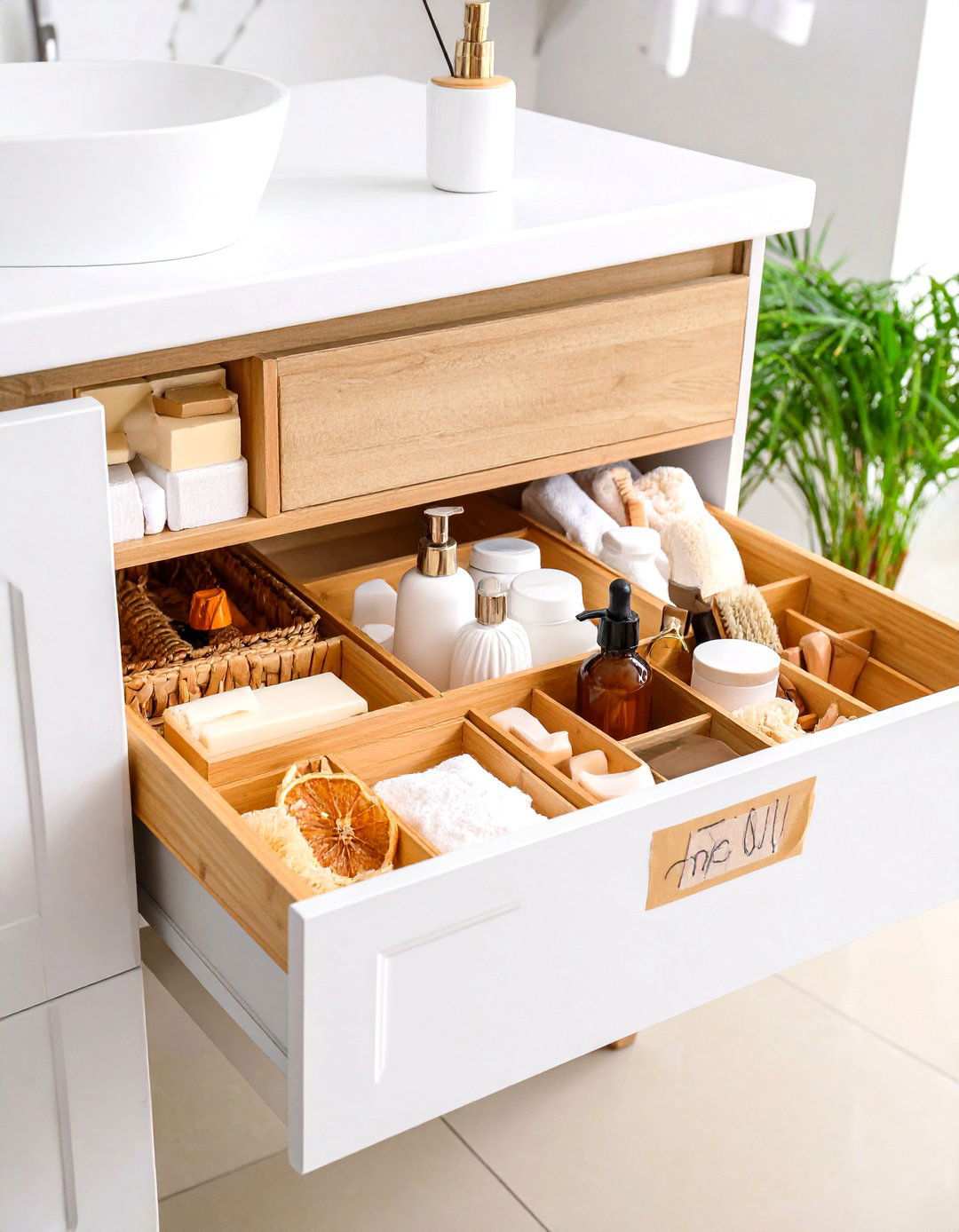 Maintain Zen One In One Out Bathroom Drawer Rule - 20 Bathroom Drawer Organization Ideas
